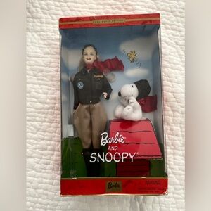 Barbie and Snoopy Collectors Edition NWT 2001